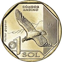 1 Sol Peru 2017 - Kondor