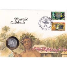 Numismatická obálka Nová Kaledonie 1988