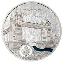 20 Dolar Palau 2023 - Tiffany Art Metropolis - LONDÝN