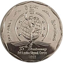 10 Rupií Srí Lanka 2018 - Signal Corps