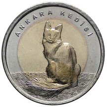 1 Lira Turecko 2015 - Turecká angora