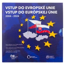 Sada oběžných mincí SR a ČR 2024 - Vstup do Evropské unie