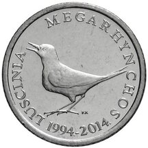 1 Kuna Chorvatsko 2014 - 20. výročí měny