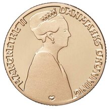 20 Korun Dánsko 2022 - 50. výročí na trůnu