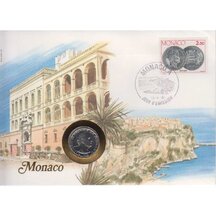 Numismatická obálka Monako 1987