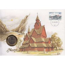 Numismatická obálka Norsko 1993