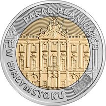 5 Zlotých Polsko 2020 - Branický palác
