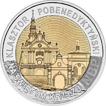 5 Zlotých Polsko 2022 - Benediktinský klášter