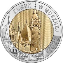 5 Zlotých Polsko 2022 - Zámek Moszna