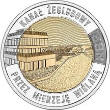 5 Zlotých Polsko 2023 - Viselský kanál