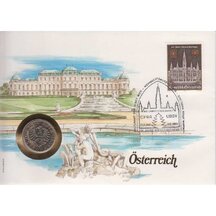 Numismatická obálka Rakousko 1983