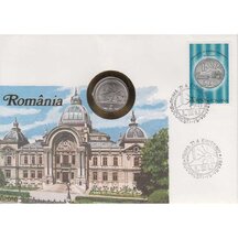 Numismatická obálka Rumunsko 1987
