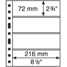 Náhradní listy na bankovky GRANDE 4C