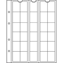 Náhradní listy na mince NUMIS NH30