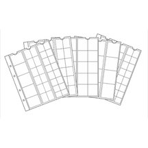 Náhradní listy na mince NUMIS NHSORT