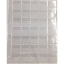 Listy na mince s chlopní NUNOFI II A4/35