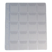 Listy na mince s chlopní NUNOFI II A5/20