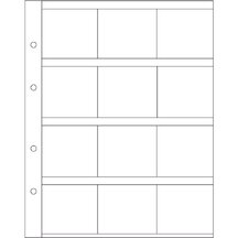 Náhradní listy na papírové obaly na mince OPTIMA M12K