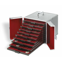 Hliníkový box na zásuvky s mincemi řady MB