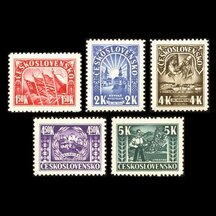 Série známek Československo 1945 - Výročí SNP
