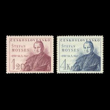 Série známek ČSR 1947 - Štefan Moyses