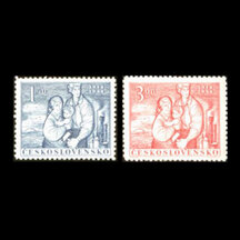 Série známek ČSR 1948 - 30. výročí ČSR