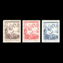 Série známek Československo 1948 - Všesokolský slet