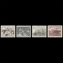 Série známek ČSR 1952 - Den horníků