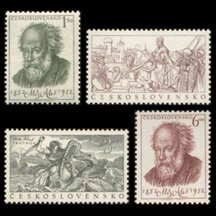 Série známek ČSR 1952 - M. Aleš