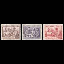 Série známek ČSR 1952 - Zdravotnictví