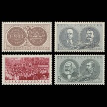 Série známek ČSR 1953 - 1. Máj