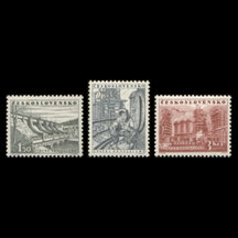 Série známek ČSR 1953 - Stavby socialismu