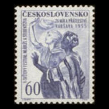 Známka ČSR 1955 - Festival mládeže