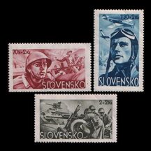 Série známek SR 1943 - Vojenské