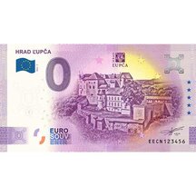 0 Euro Suvenýr 2022 - Hrad Ľupča