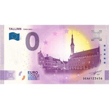 0 Euro Suvenýr 2024 - Radnice v Tallinnu