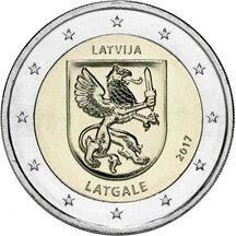 2 € Lotyšsko 2017 - Latgale