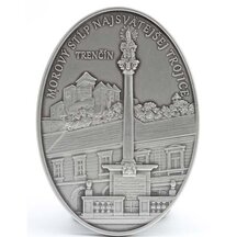 Medaile Morové sloupy - Trenčín (Ag)