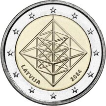2 € Lotyšsko 2024 - Puzuris
