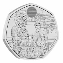 PM 50 Pence Velká Británie 2024 - Han Solo a Chewb