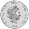 2 Dollars Niue 2021 - Black Pearl (Obr. 1)