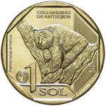1 Sol Peru 2017 - Medveď okuliarnatý