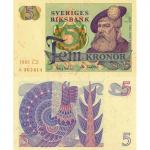 5 Kronor 1981 Švédsko