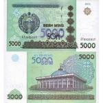 5000 Sum 2013 Uzbekistan