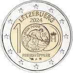 2 EURO Luxembursko 2024 - Luxemburské franky
