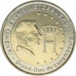 2 EURO Luxembursko 2004 - Veľkovojvoda Henri