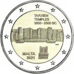 2 EURO Malta 2021 - Chrámy Tarxien