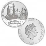 2 Dollars Niue 2022 - Queen Anne's Revenge