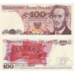 100 Zlotych 1988 Poľsko