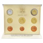 Oficiálna sada Euro mincí Vatikán 2017